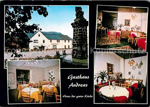 AK / Ansichtskarte Giershausen Flammersfeld Gasthaus Andreas Kat. Giershausen