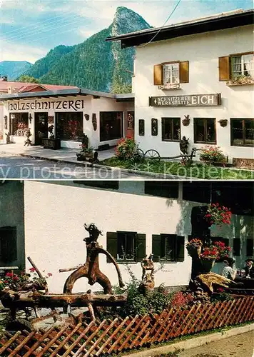 AK / Ansichtskarte Oberammergau Holzbildhauer Eich Kat. Oberammergau