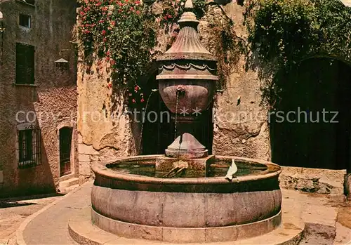 AK / Ansichtskarte Saint Paul Alpes Maritimes La vieille fontaine Kat. Saint Paul