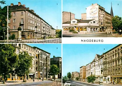 AK / Ansichtskarte Magdeburg Grosse Diesdorfer Strasse Eiskellerplatz Olvenstedter Strasse Halberstaedter Strasse Kat. Magdeburg