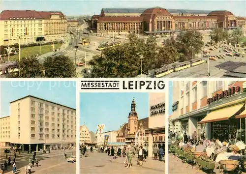 AK / Ansichtskarte Leipzig Hauptbahnhof Altes Rathaus Reichsstrasse Gaststaette Stadt Kiew Kat. Leipzig