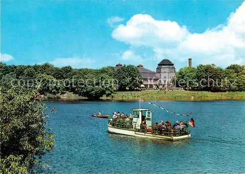 AK / Ansichtskarte Leipzig Auensee mit HO Gaststaette Kat. Leipzig