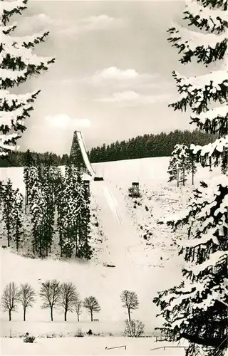 AK / Ansichtskarte Ski Flugschanze Altenau Oberharz Kat. Sport