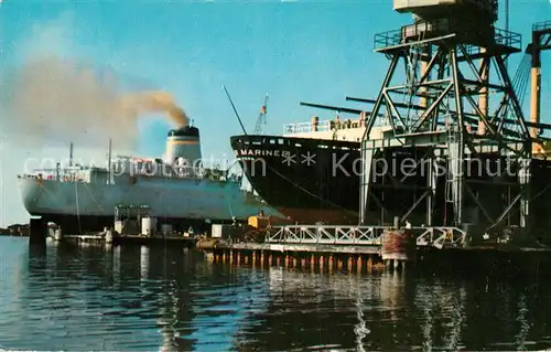 AK / Ansichtskarte Werftbau Pascagoula Mississippi  Kat. Schiffe