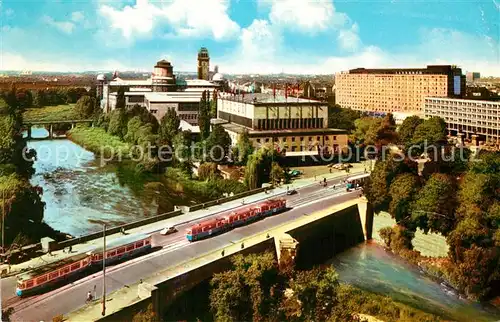 AK / Ansichtskarte Strassenbahn Muenchen Deutsches Museum  Kat. Strassenbahn