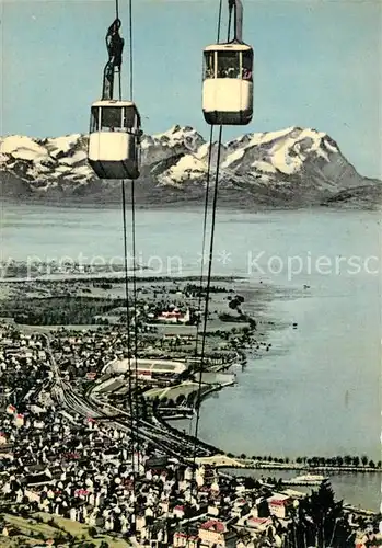 AK / Ansichtskarte Seilbahn Pfaender Bregenz  Kat. Bahnen