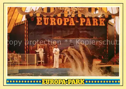 AK / Ansichtskarte Vergnuegungspark Europa Park Florida Delphin Show Rust Baden  Kat. Vergnuegungsparks