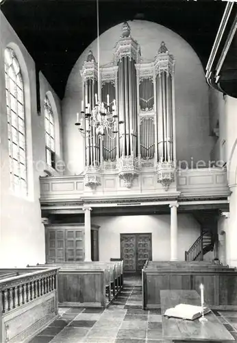 AK / Ansichtskarte Kirchenorgel Eglise Wallonne Delft  Kat. Musik