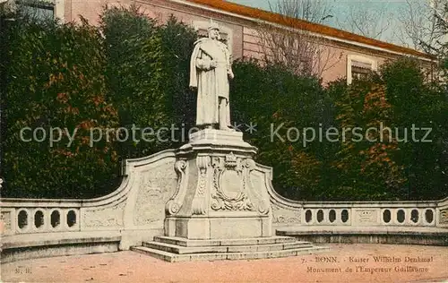 AK / Ansichtskarte Bonn Rhein Kaiser Wilhelm Denkmal  Kat. Bonn