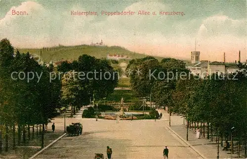AK / Ansichtskarte Bonn Rhein Kaiserplatz Poppelsdorfer Allee Kreuzberg  Kat. Bonn