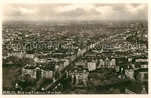 AK / Ansichtskarte Berlin Blick vom Funkturm  Kat. Berlin