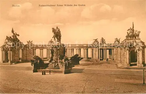 AK / Ansichtskarte Berlin Nationaldenkmal Kaiser Wilhelm des Grossen Kat. Berlin