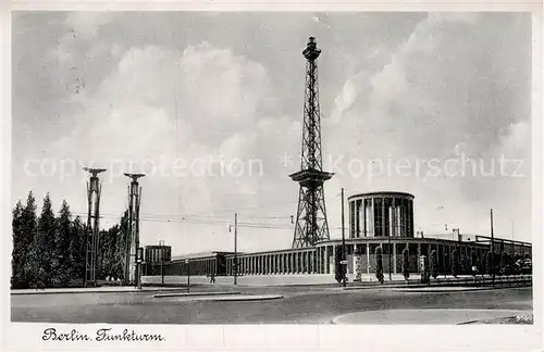 AK / Ansichtskarte Berlin Funkturm Kat. Berlin