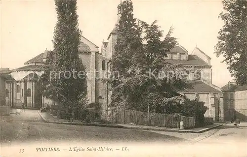 AK / Ansichtskarte Poitiers Vienne Eglise Saint Hilaire Kat. Poitiers