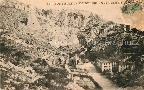 AK / Ansichtskarte Fontaine de Vaucluse Vue generale Kat. Fontaine de Vaucluse