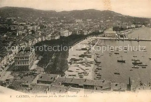 AK / Ansichtskarte Cannes Alpes Maritimes Panorama pris du Mont Chevalier Cote d Azur Kat. Cannes