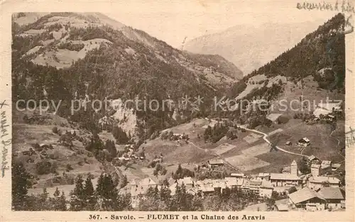 AK / Ansichtskarte Flumet Panorama et la Chaines des Aravis Kat. Flumet