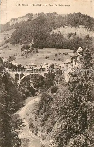 AK / Ansichtskarte Flumet et le Pont de Bellecombe Kat. Flumet