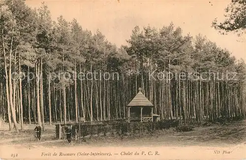 AK / Ansichtskarte Foret de Roumare Chalet du V. C. R.