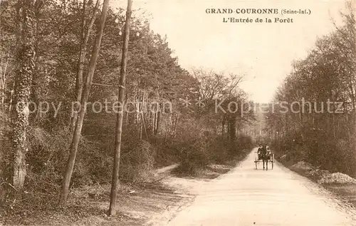 AK / Ansichtskarte Grand Couronne Entree de la Foret Kat. Grand Couronne