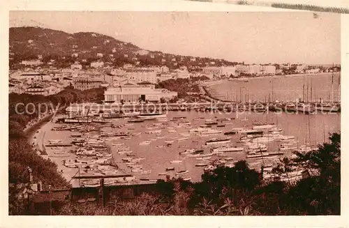 AK / Ansichtskarte Cannes Alpes Maritimes Vue generale Port Cote d Azur Kat. Cannes