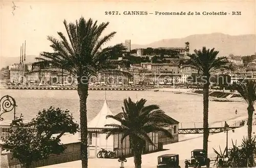 AK / Ansichtskarte Cannes Alpes Maritimes Promenade de la Croisette Cote d Azur Kat. Cannes