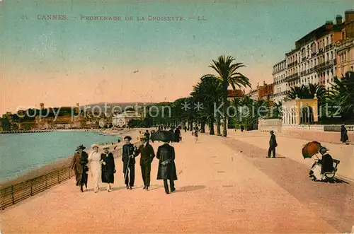 AK / Ansichtskarte Cannes Alpes Maritimes Promenade de la Croisette Cote d Azur Kat. Cannes