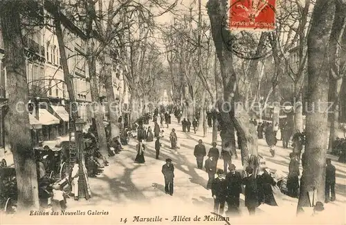 AK / Ansichtskarte Marseille Bouches du Rhone Allees de Meilhan