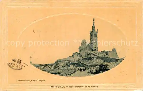 AK / Ansichtskarte Marseille Bouches du Rhone Cathedrale Notre Dame de la Garde