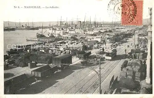 AK / Ansichtskarte Marseille Bouches du Rhone Port La Joliette Cote d Azur