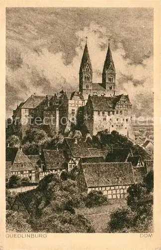 AK / Ansichtskarte Quedlinburg Dom Kat. Quedlinburg