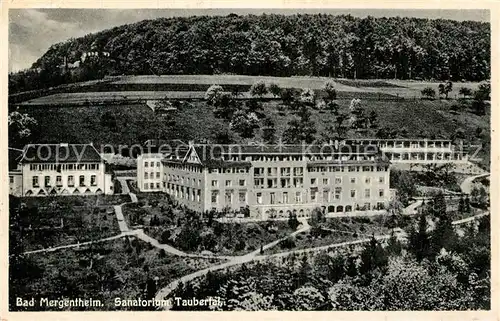 AK / Ansichtskarte Bad Mergentheim Sanatorium Taubertal Kat. Bad Mergentheim