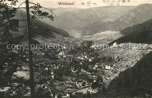 AK / Ansichtskarte Bad Wildbad Panorama  Kat. Bad Wildbad