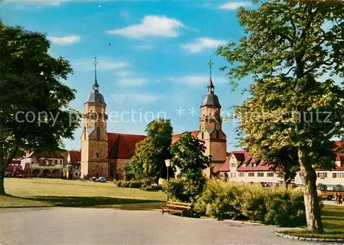 AK / Ansichtskarte Freudenstadt Marktplatz mit Stadtkirche Kat. Freudenstadt