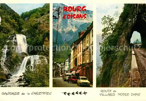 AK / Ansichtskarte Bourg d Oisans Cascade de la Sarennes Route de Villard Notre Dame Kat. Le Bourg d Oisans