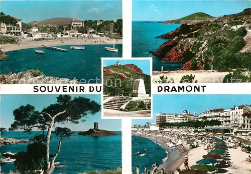 AK / Ansichtskarte Le Dramont Teilansichten Strand Kat. Le Dramont