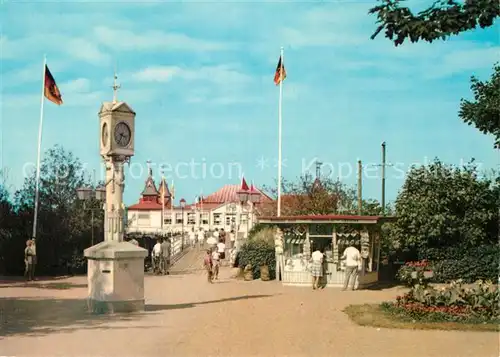 AK / Ansichtskarte Ahlbeck Ostseebad Seebruecke Kat. Heringsdorf Insel Usedom