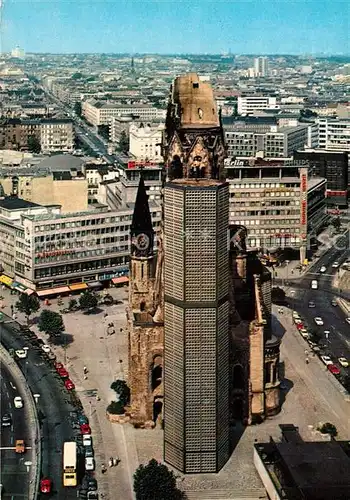 AK / Ansichtskarte Berlin Blick vom I Punkt auf Kaiser Wilhelm Gedaechtniskirche und die City Kat. Berlin