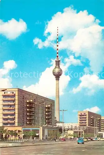 AK / Ansichtskarte Berlin Karl Marx Allee mit Fernsehturm Kat. Berlin