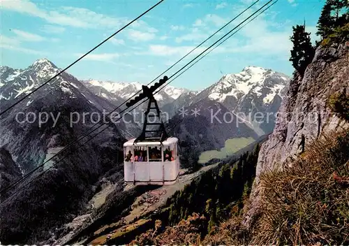 AK / Ansichtskarte Seilbahn Penkenbahn Mayrhofen Zillertal Tristner Zemmgrund  Kat. Bahnen