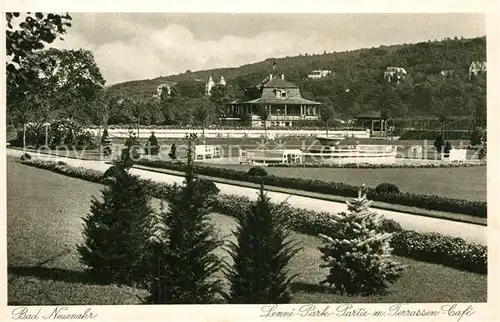 AK / Ansichtskarte Bad Neuenahr Ahrweiler Lenne Park Terrassen Cafe Kat. Bad Neuenahr Ahrweiler