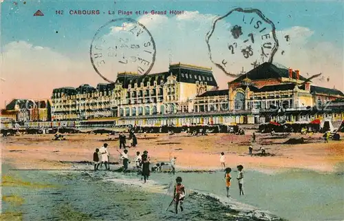 AK / Ansichtskarte Cabourg Plage et Grand Hotel Kat. Cabourg