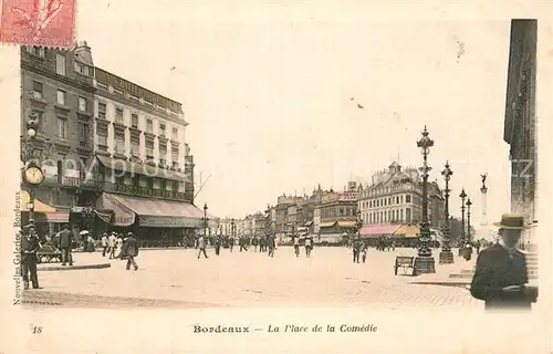 AK / Ansichtskarte Bordeaux Place de la Comedie Kat. Bordeaux