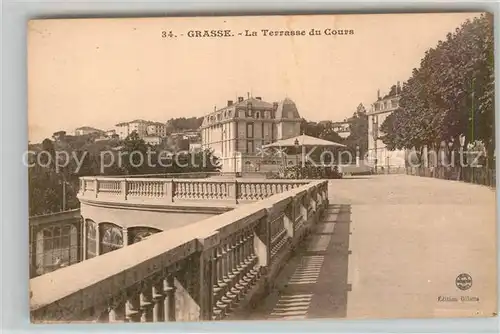 AK / Ansichtskarte Grasse Alpes Maritimes Terrasse du Cours Kat. Grasse