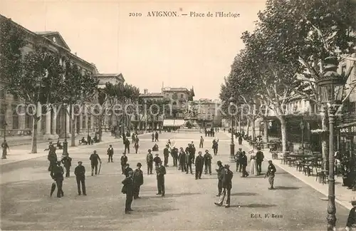 AK / Ansichtskarte Avignon Vaucluse Place de L Horloge Kat. Avignon
