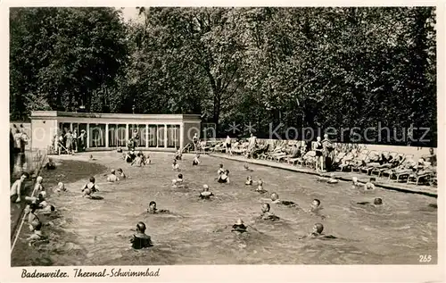 AK / Ansichtskarte Badenweiler Thermal Schwimmbad Kat. Badenweiler