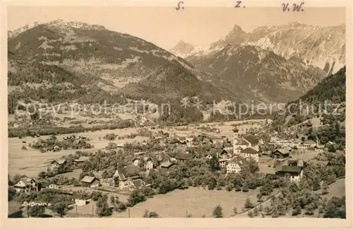 AK / Ansichtskarte Schruns Vorarlberg Panorama  Kat. Schruns