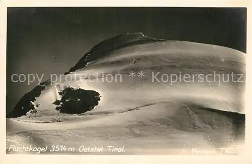 AK / Ansichtskarte Oetztal Tirol Fluchtkogel Kat. Laengenfeld