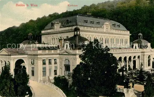 AK / Ansichtskarte Baden Wien Kurhaus
 Kat. Baden