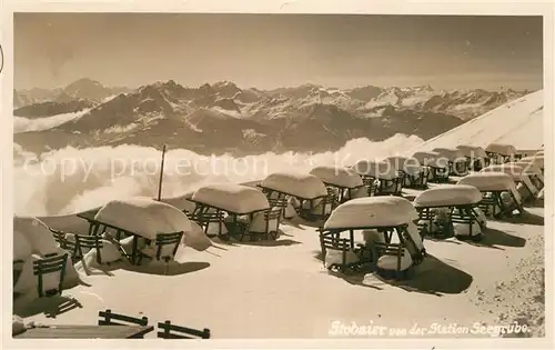 AK / Ansichtskarte Stubaier Alpen Station Seegrube Kat. Neustift im Stubaital